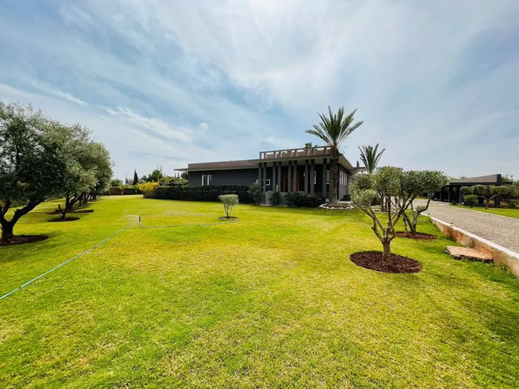 Villa de luxe Marrakech vue extérieure