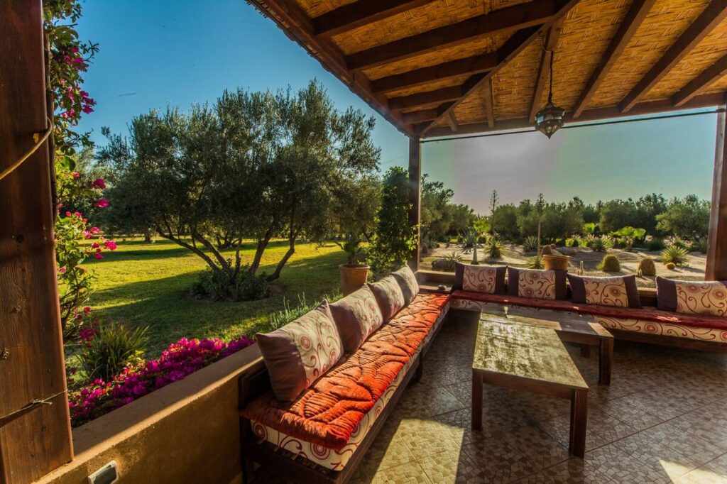 Jardin villa de luxe Marrakech