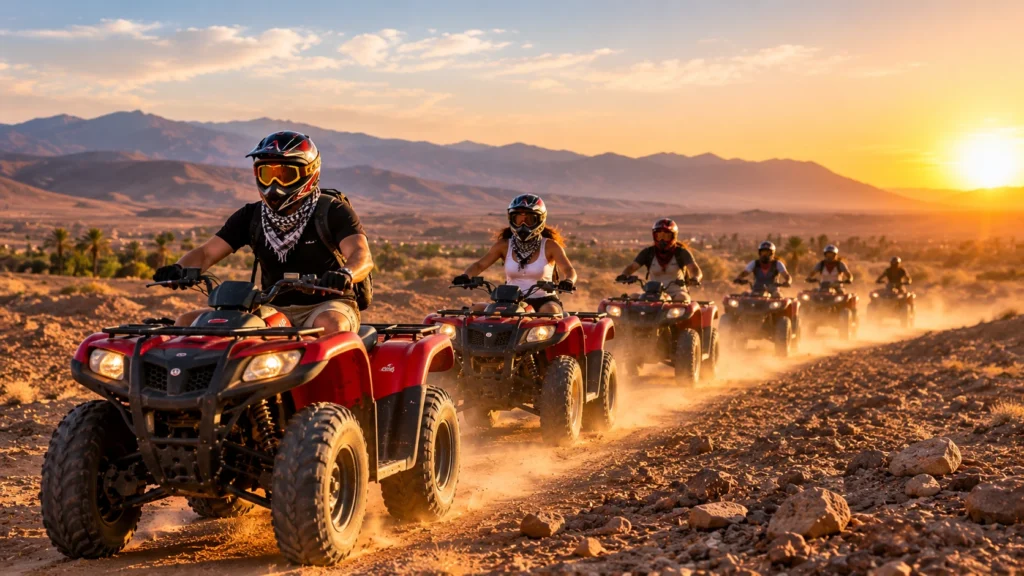Excursion quad dans le désert d’Agafay près de Marrakech
